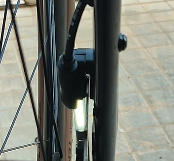 Posición de la pinza de freno